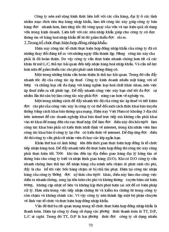 image for page THS Hoạt động Nhập khẩu của Công ty Trách nhiệm Hữu hạn Thương mại và sản xuất Việt Trung thực trạng và Giải pháp