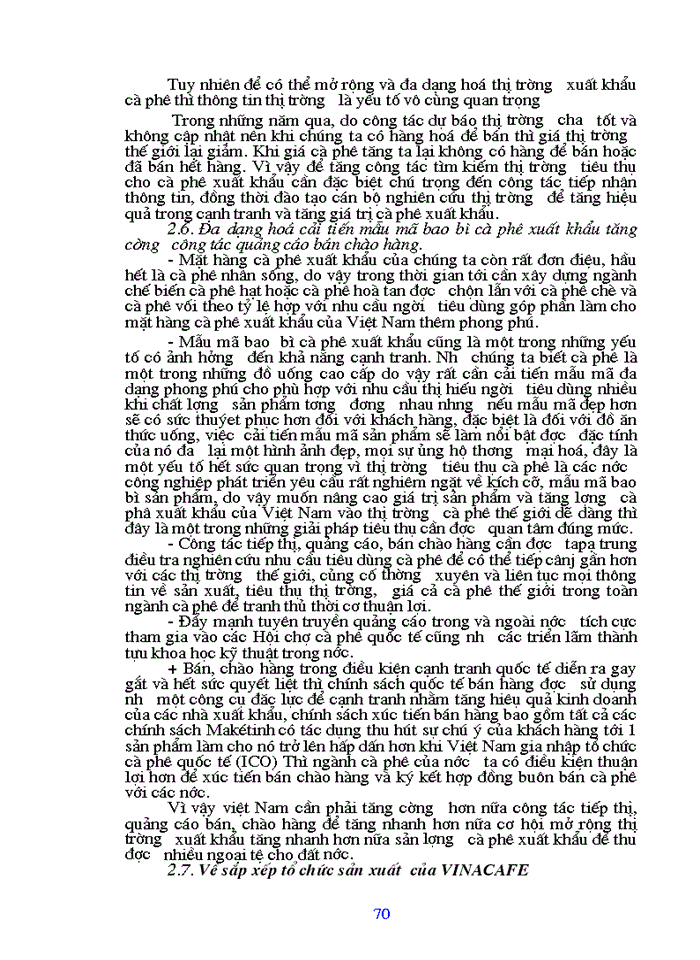 image for page Một số Giải pháp chủ yếu nhằm nâng cao khả tranh cạnh tranh cà phê Xuất khẩu của Việt Nam