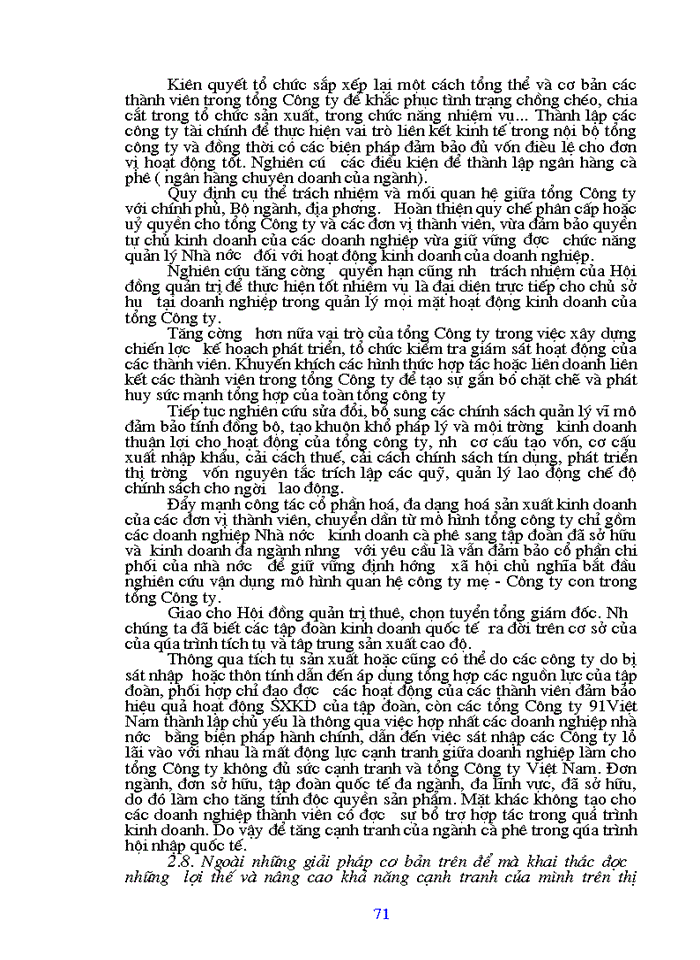 image for page Một số Giải pháp chủ yếu nhằm nâng cao khả tranh cạnh tranh cà phê Xuất khẩu của Việt Nam