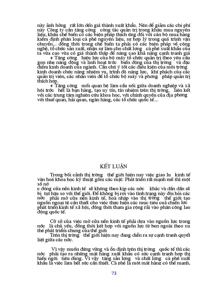 image for page Một số Giải pháp chủ yếu nhằm nâng cao khả tranh cạnh tranh cà phê Xuất khẩu của Việt Nam