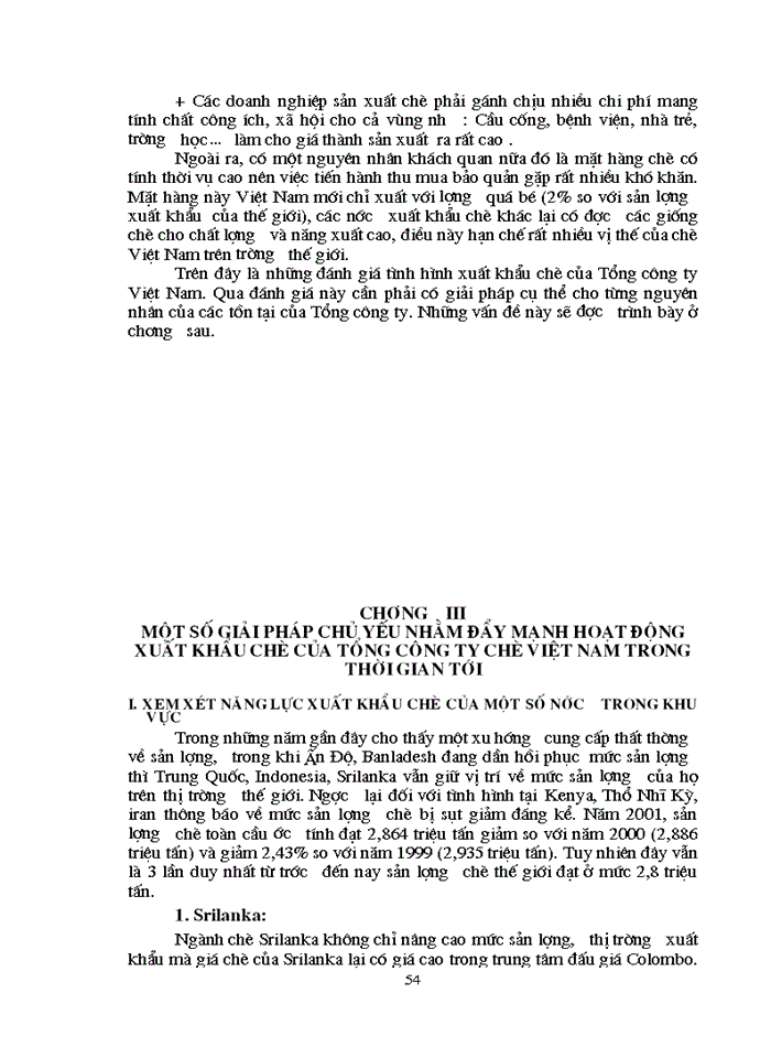 image for page Phương hướng và Giải pháp nhằm đẩy mạnh hoạt động Xuất khẩu chè tại Tổng Công ty chè Việt Nam