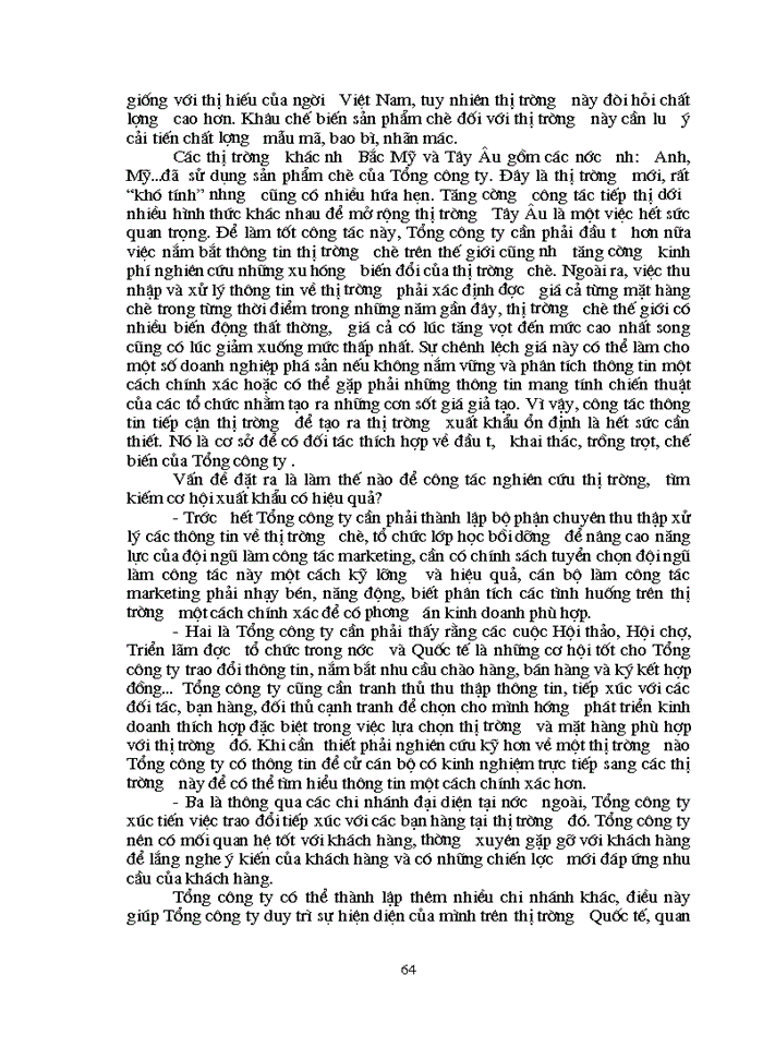 image for page Phương hướng và Giải pháp nhằm đẩy mạnh hoạt động Xuất khẩu chè tại Tổng Công ty chè Việt Nam