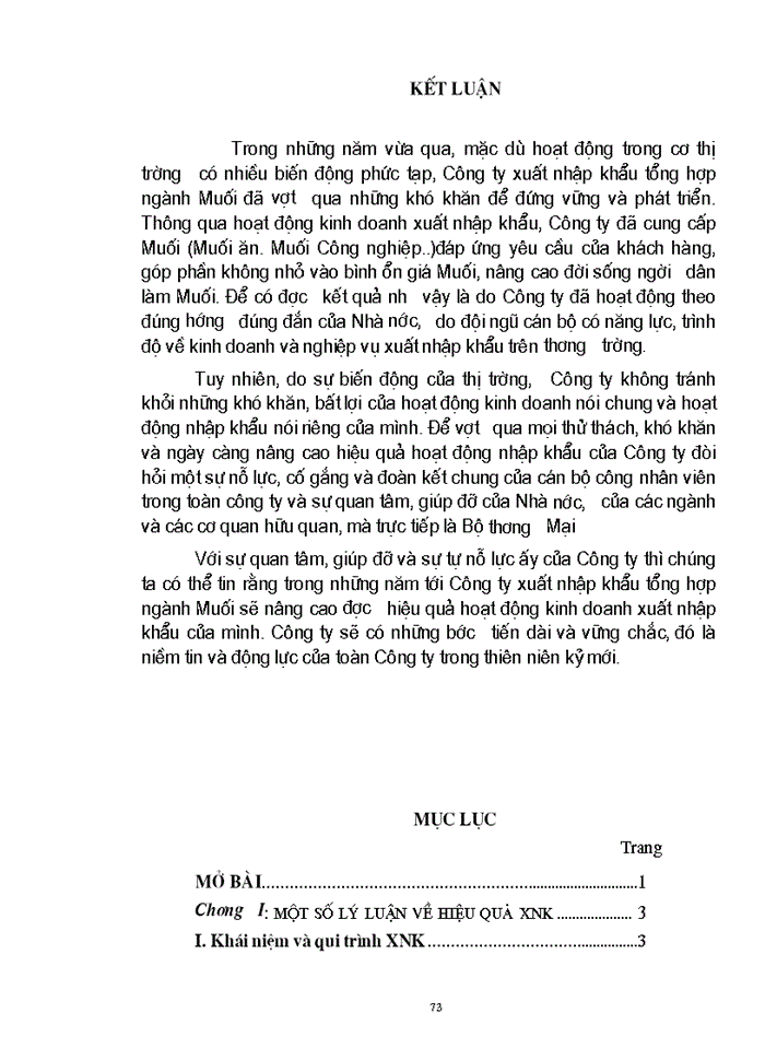 image for page Một số Giải pháp nâng cao hiệu quả Nhập khẩu ở Công ty Xuất nhập khẩu tổng hợp ngành muối