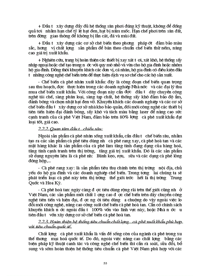 image for page Phương hướng và Giải pháp nhằm đẩy mạnh Xuất khẩu cà phê Việt Nam giai đoạn 2000-2010