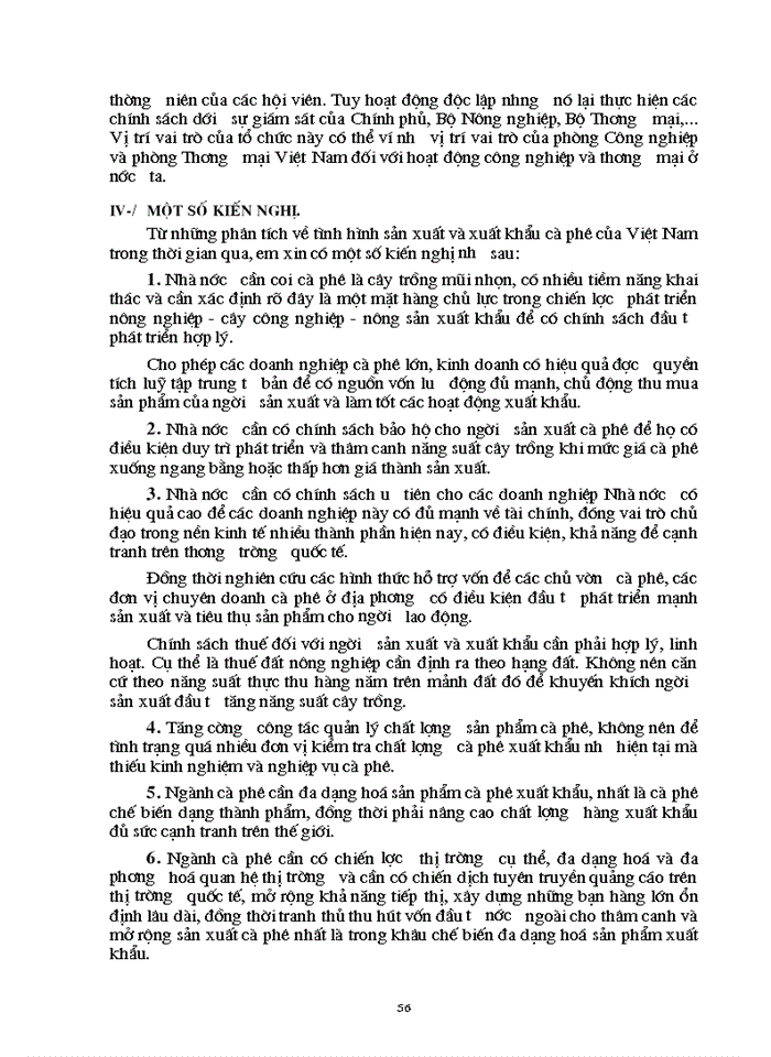 image for page Phương hướng và Giải pháp nhằm đẩy mạnh Xuất khẩu cà phê Việt Nam giai đoạn 2000-2010