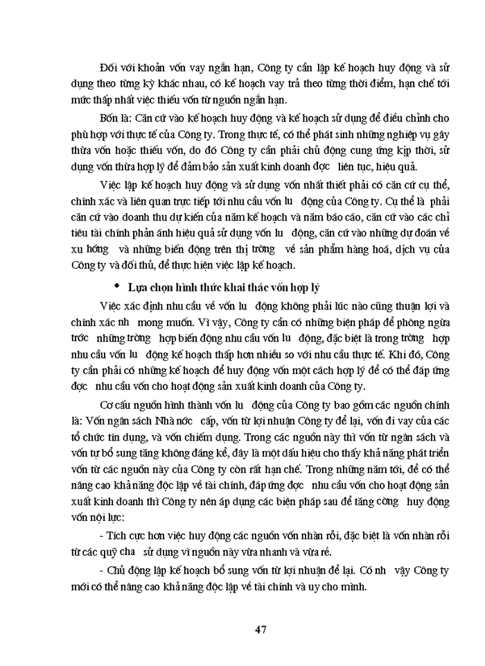 image for page Nâng cao hiệu quả sử dụng Vốn lưu động tại Công ty lắp máy và thí nghiệm cơ Điện