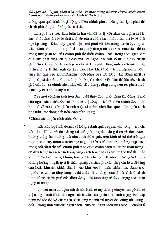 image for page Ngân sách Nhà nước là 1trong những chính sách quan trọng nhất điều tiết vĩ mô trong nền Kinh tế Thị trường