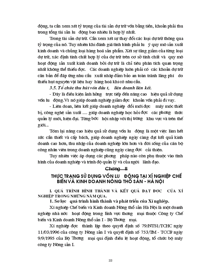 image for page VLD và biện pháp nâng cao hiệu quả sử dụng VLD tại Xí nghiệp Chế biến Kinh doanh Nông thổ sản Hà Nội