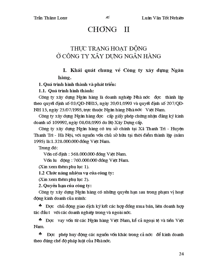 image for page Hiệu quả sử dụng vốn ở Công ty Xây dựng Ngân Hàng