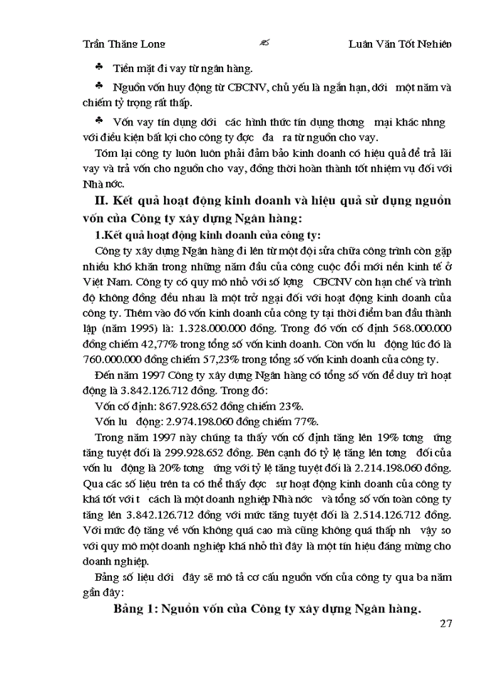 image for page Hiệu quả sử dụng vốn ở Công ty Xây dựng Ngân Hàng