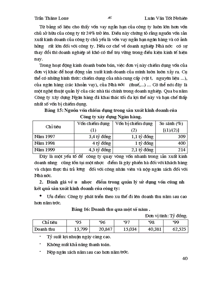 image for page Hiệu quả sử dụng vốn ở Công ty Xây dựng Ngân Hàng
