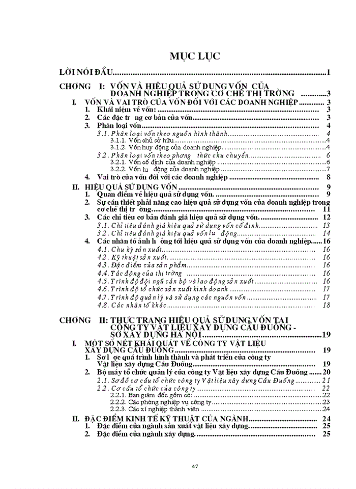 image for page Giải pháp nâng cao hiệu quả sử dụng vốn tại Công ty Vật liệu Xây dựng Cầu Đuống - Sở Xây dựng Hà Nội