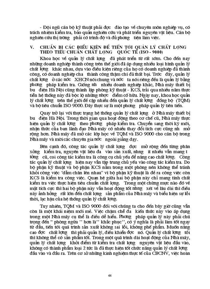 image for page Một số Giải pháp nhằm nâng cao chất lượng sản phẩm ở nhà máy thiết bị Bưu Điện