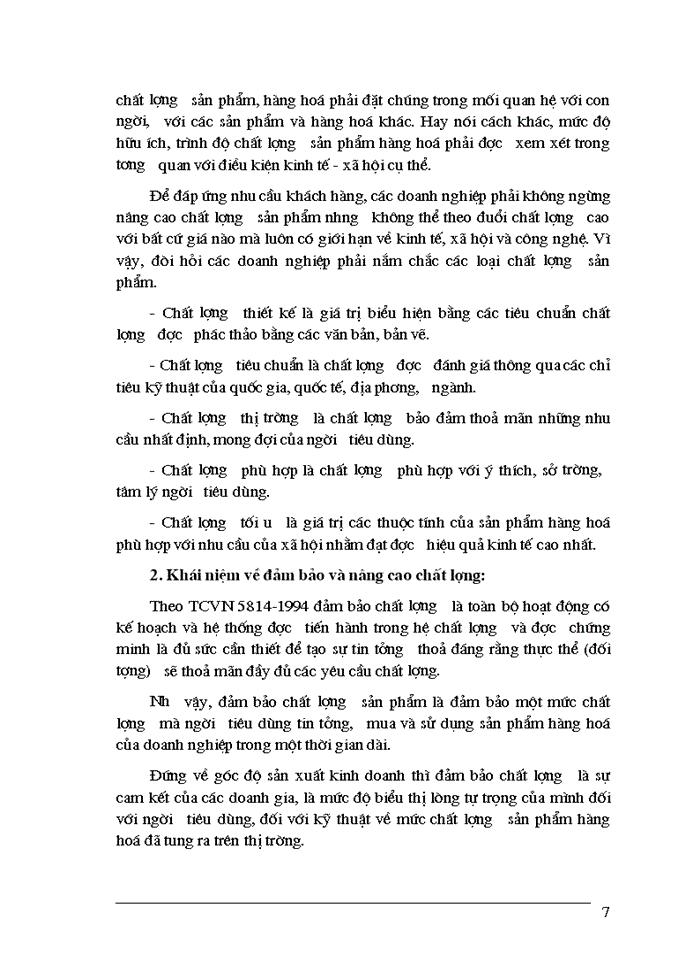 image for page Một số phương hướng và biện pháp chủ yếu nhằm góp phần nâng cao chất lượng sản phẩm ở Công ty Dệt 10-10