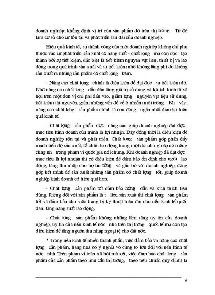 image for page Một số phương hướng và biện pháp chủ yếu nhằm góp phần nâng cao chất lượng sản phẩm ở Công ty Dệt 10-10