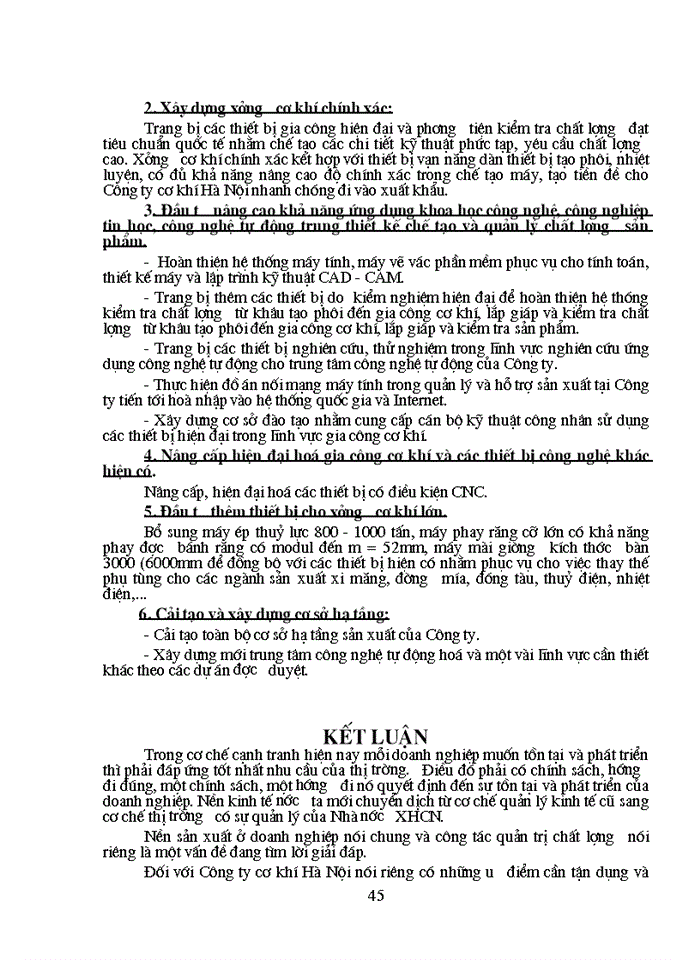 image for page Một số ý kiến nhằm nâng cao chất lượng sản phẩm ở Công ty Cơ Khí Hà Nội