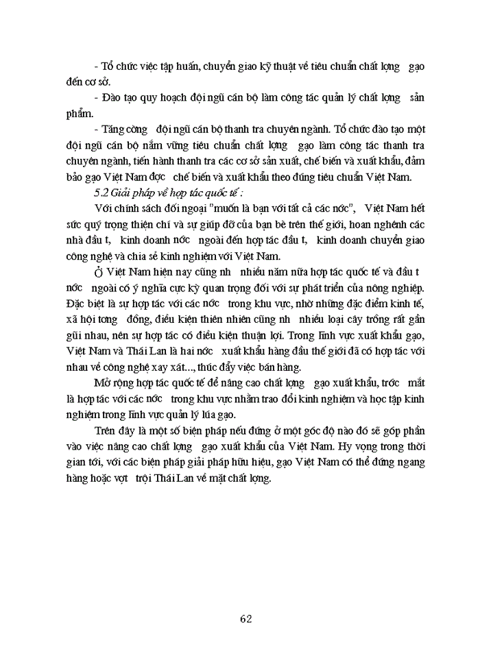 image for page Hiện trạng chất lượng -quản lý chất lượng mặt hàng gạo và biện pháp nâng cao chất lượng mặt hàng gạo Xuất khẩu