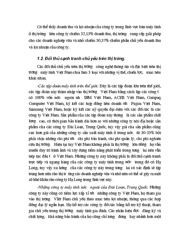 image for page Ứng dụng Marketing trong việc nâng cao hiệu quả hoạt động Kinh doanh ở Công ty kỹ thuật công nghệ Hạ Long