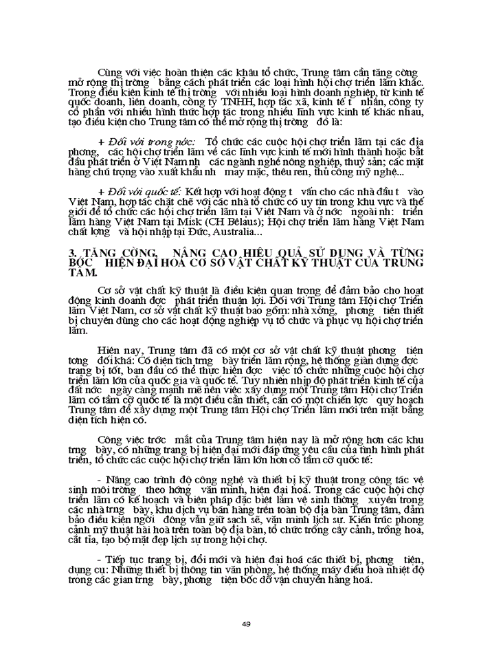 image for page Một số Giải pháp nâng cao hiệu quả tổ chức hoạt động Hội chợ triển lãm tại trung tâm Hội chợ Hội chợ triển lãm