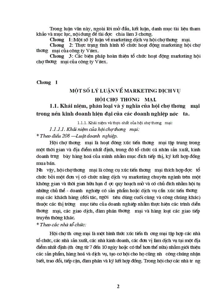 image for page Hoạt động Marketing Hội chợ Thương mại của Công ty Cổ phần Thương mại du lịch và hội chợ triển lãm quốc tế - Vitex