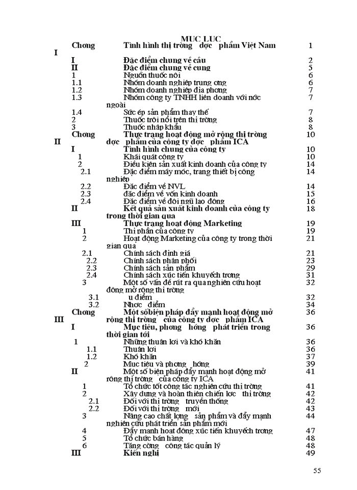 image for page Giải pháp Marketing Mix nhằm mở rộng thị trường của Công ty Trách nhiệm Hữu hạn dược phẩm ICA Phacmarceuticais Hà Nội