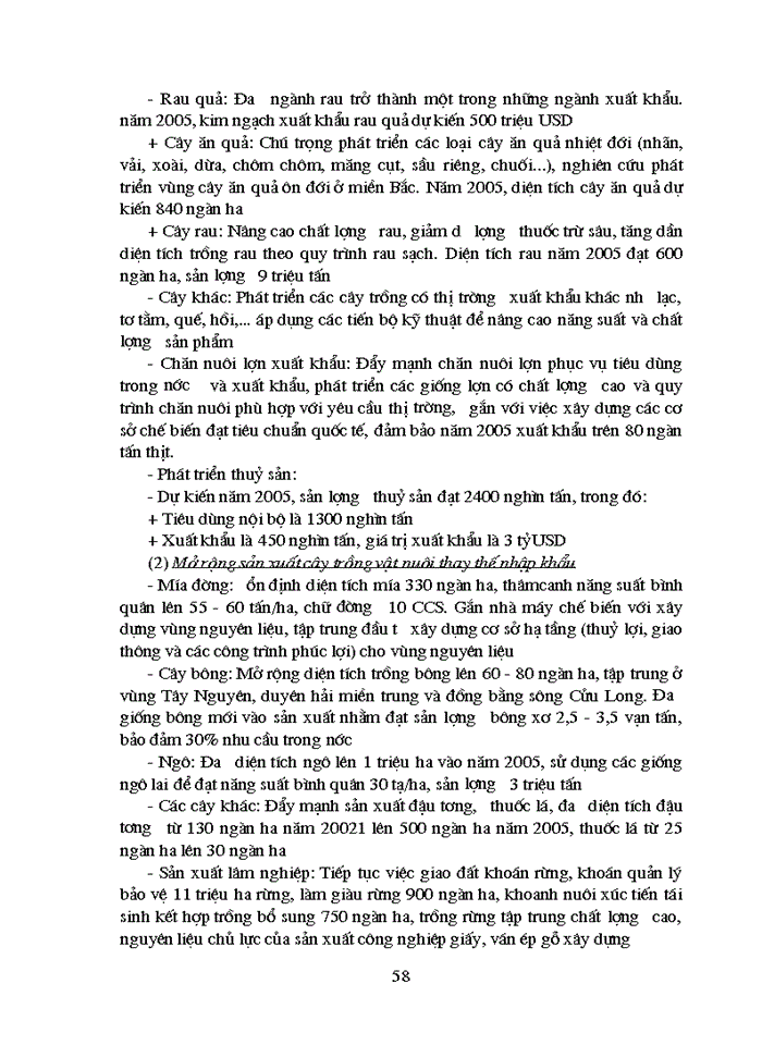 image for page Phương hướng cơ bản chuyển dịch cơ cẩu nông nghiệp Việt Nam giai đoạn 2001-2010