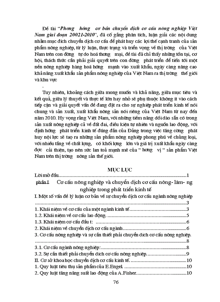 image for page Phương hướng cơ bản chuyển dịch cơ cẩu nông nghiệp Việt Nam giai đoạn 2001-2010