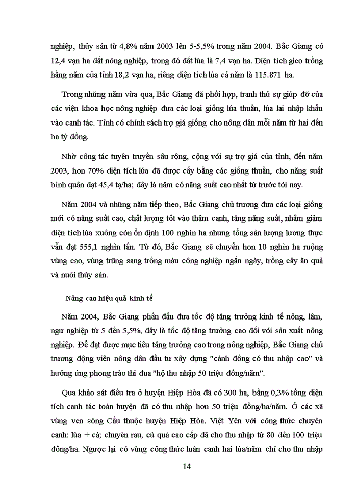 image for page Phát triển Công nghiệp nông thôn ở Bắc Giang theo hướng công nghiệp hóa - Hiện đại hóa