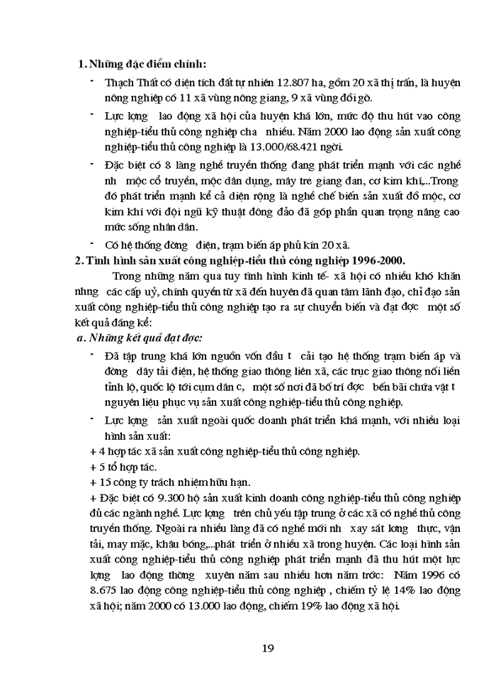 image for page Phương hướng và Giải pháp phát triển Công nghiệp - tiểu thủ công nghiêp của huyện thạch thất Hà Tây