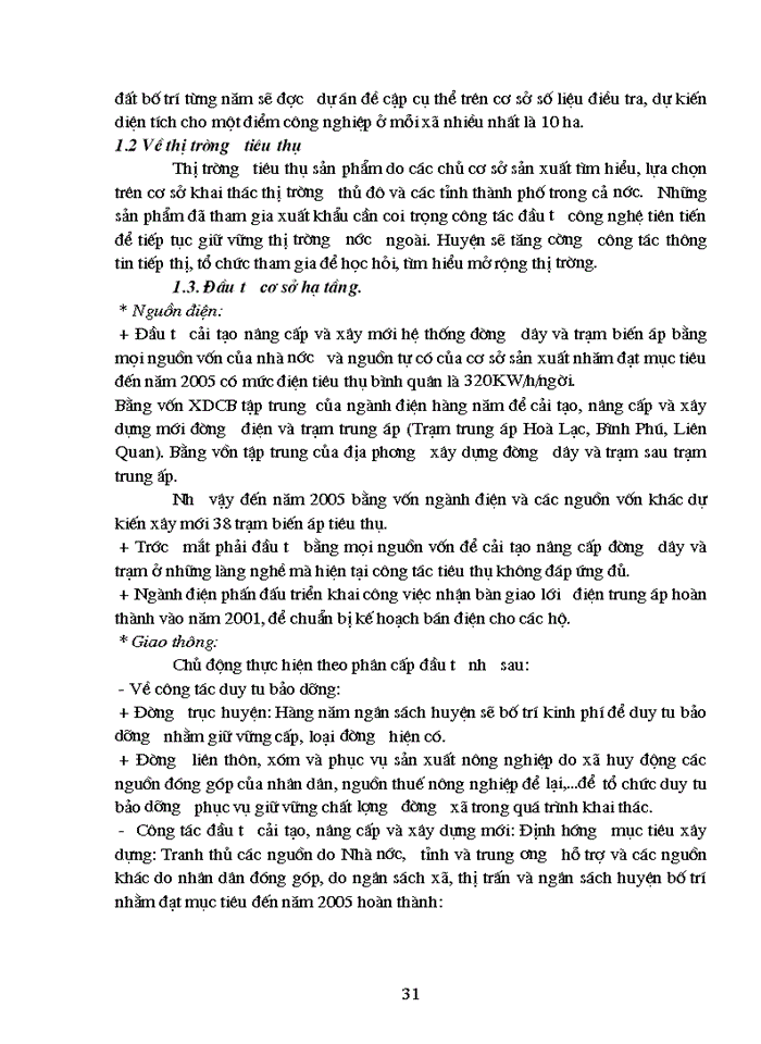 image for page Phương hướng và Giải pháp phát triển Công nghiệp - tiểu thủ công nghiêp của huyện thạch thất Hà Tây