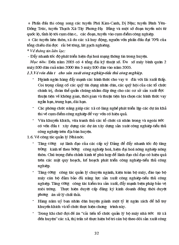 image for page Phương hướng và Giải pháp phát triển Công nghiệp - tiểu thủ công nghiêp của huyện thạch thất Hà Tây