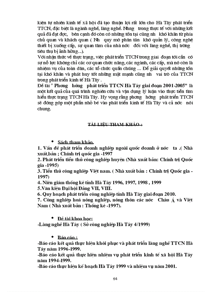image for page Phương hướng phát triển Công nghiệp tỉnh Hà Tây trong giai đoạn 2001-2005