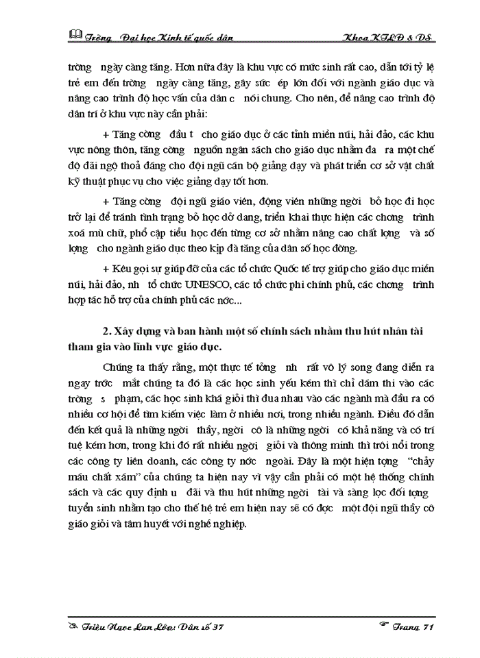 image for page Ảnh hưởng của trình độ học vấn đến mức sinh ở nông thôn Việt Nam