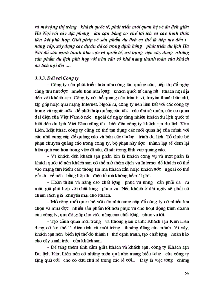 image for page Giải pháp chủ yếu nhằm nâng cao chất lượng phục vụ trong Kinh doanh khách sạn du lịch Kim Liên