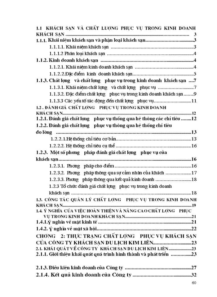 image for page Giải pháp chủ yếu nhằm nâng cao chất lượng phục vụ trong Kinh doanh khách sạn du lịch Kim Liên