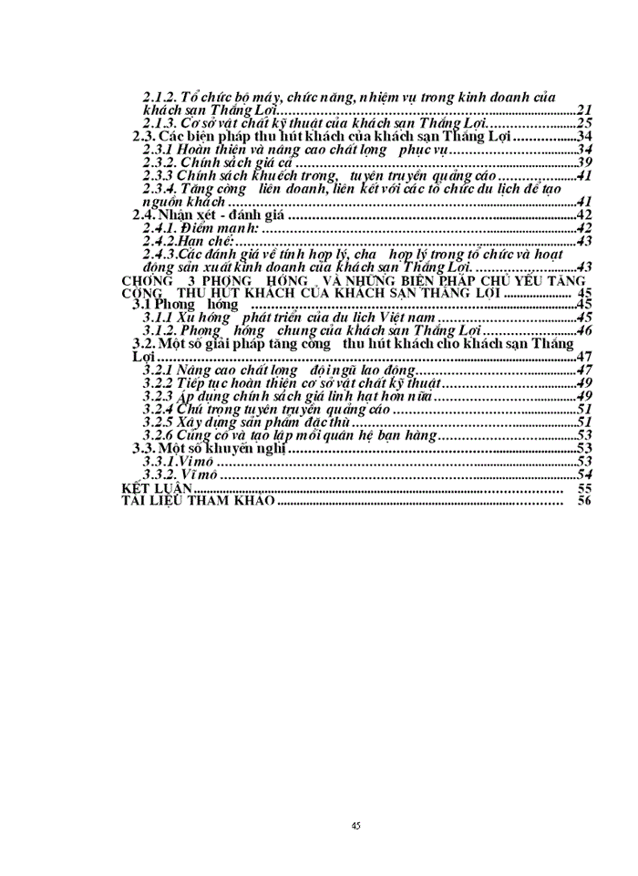 image for page Đặc điểm nguồn khách và các biện pháp tăng cường khả năng thu hút khách của khách sạn Thắng Lợi