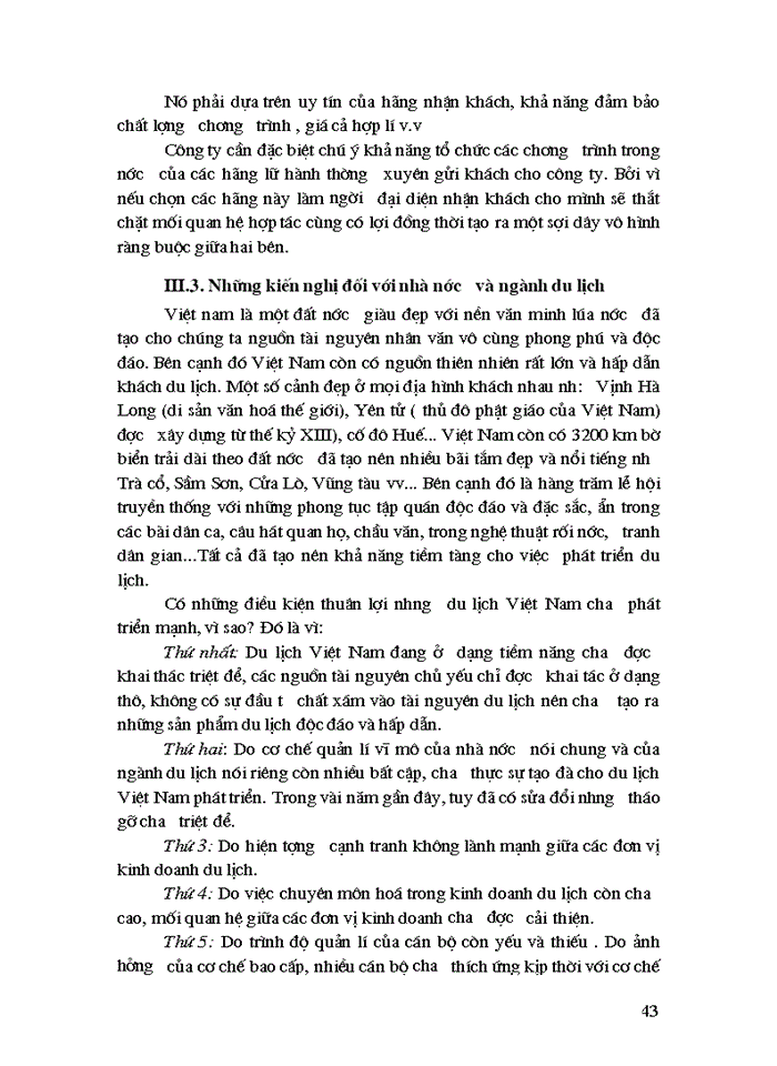 image for page Giải pháp nhằm mở rộng hoạt động Kinh doanh lữ hành của Công ty Dịch vụ Du lịch Đường sắt Hà Nội