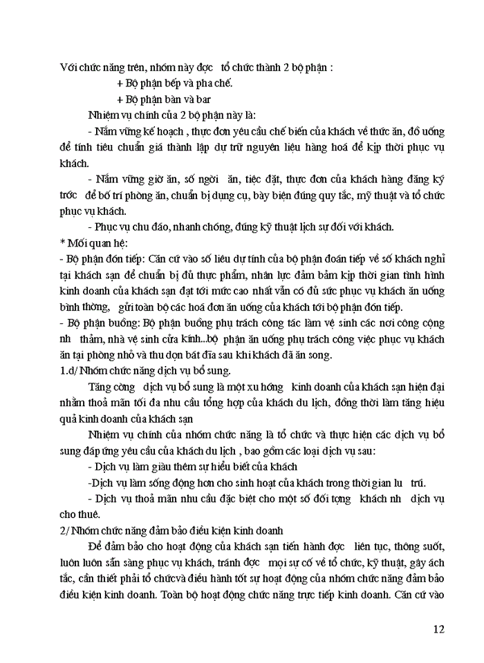 image for page Tăng cường sự phối hợp giữa các bộ phận Kinh doanh trực tiếp nhằm nâng cao chất lượng tại khách sạn quốc tế Asean