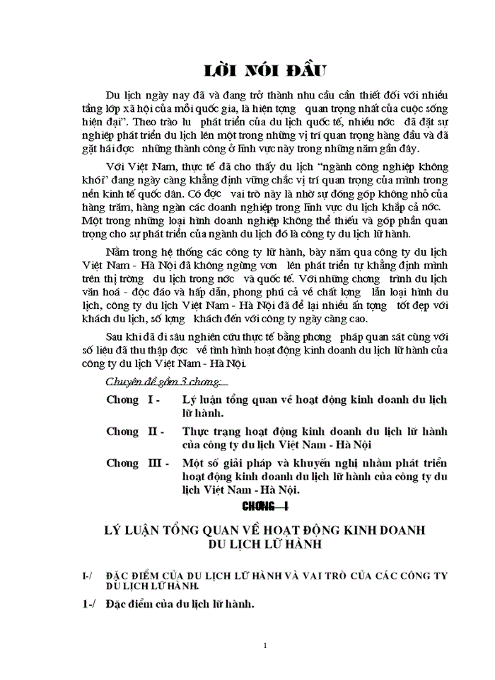 image for page Một số Giải pháp và kiến nghị nhằm phát triển hoạt động Kinh doanh du lịch lữ hành của Công ty du lịch Việt Nam