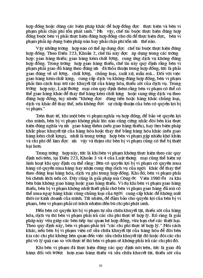 image for page Tìm hiểu về chế độ trách nhiệm do vi phạm hợp đồng mua bán hàng hóa theo luật Thương mại Việt Nam