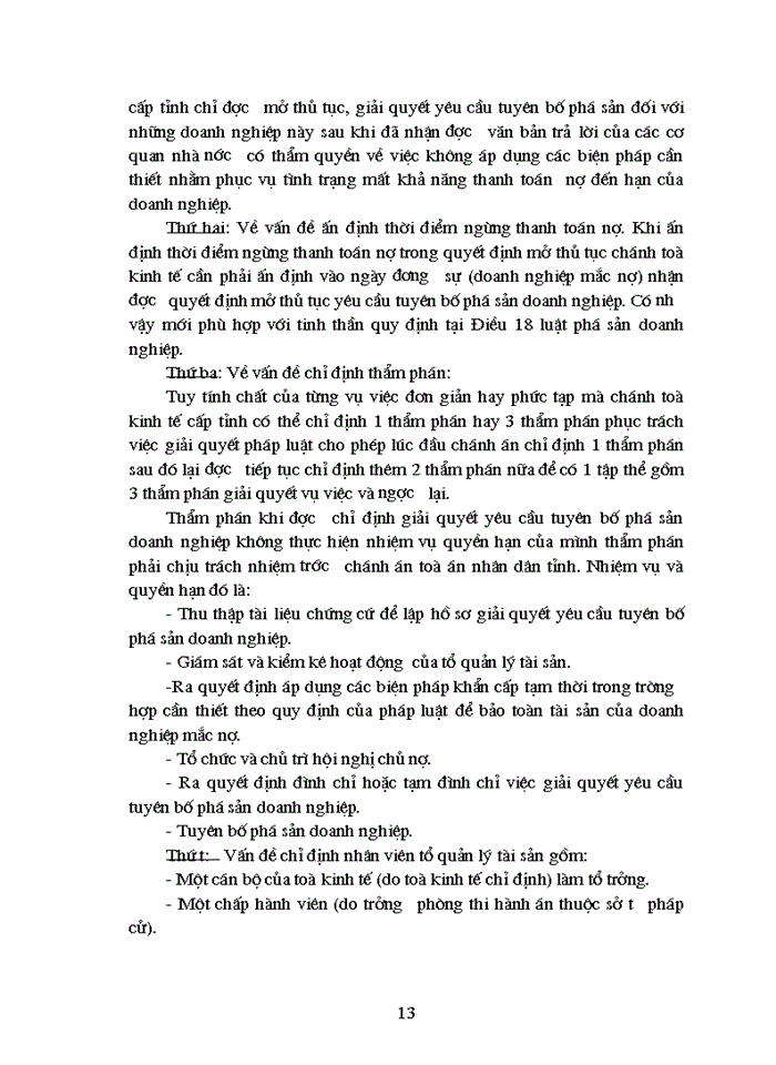 image for page Tìm hiểu thủ tục Giải quyết yêu cầu tuyên bố phá sản Doanh nghiệp