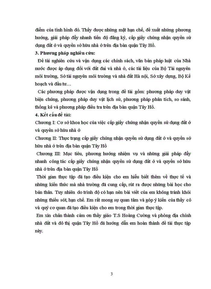 image for page Quản lý Nhà nước trong công tác đăng ký và cấp giấy chứng nhận quyền sử dụng đất và quyền sử hữu tại quận Tây Hồ