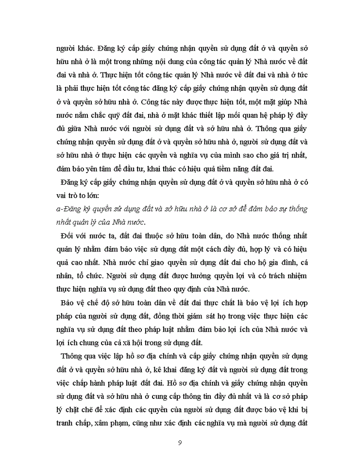 image for page Quản lý Nhà nước trong công tác đăng ký và cấp giấy chứng nhận quyền sử dụng đất và quyền sử hữu tại quận Tây Hồ