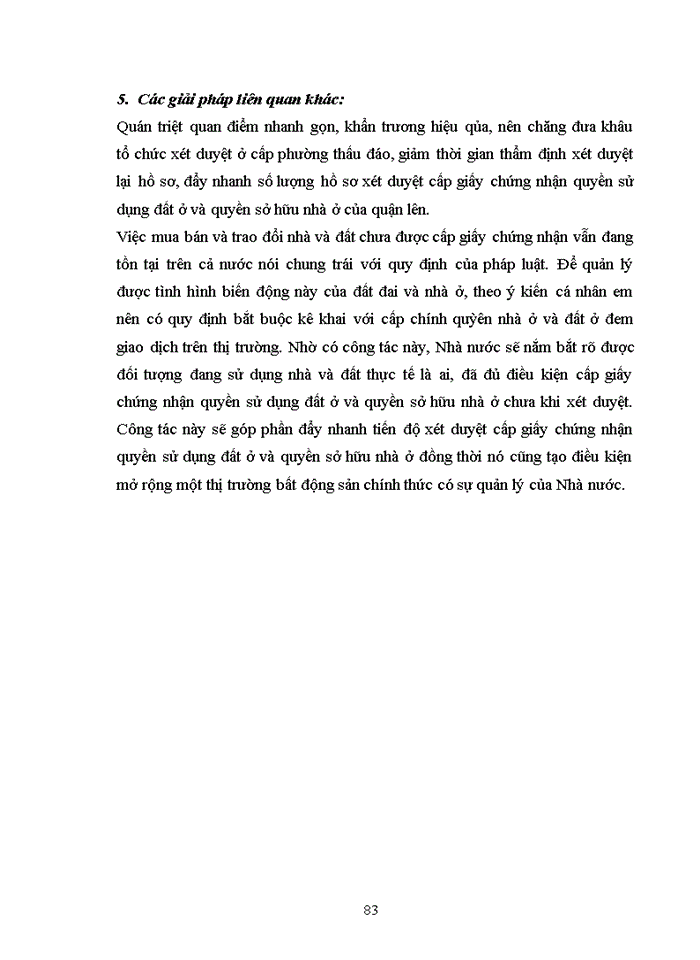 image for page Quản lý Nhà nước trong công tác đăng ký và cấp giấy chứng nhận quyền sử dụng đất và quyền sử hữu tại quận Tây Hồ
