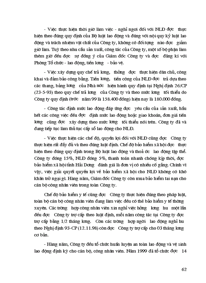 image for page Thực tiễn ký kết và thực hiện hợp đồng lao động tại Công ty Đá Mài - Hải Dương