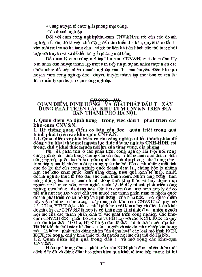 image for page Thực trạng đầu tư phát triển các khu cụm Công nghiệp vừa và nhỏ trên địa bàn TP Hà Nội
