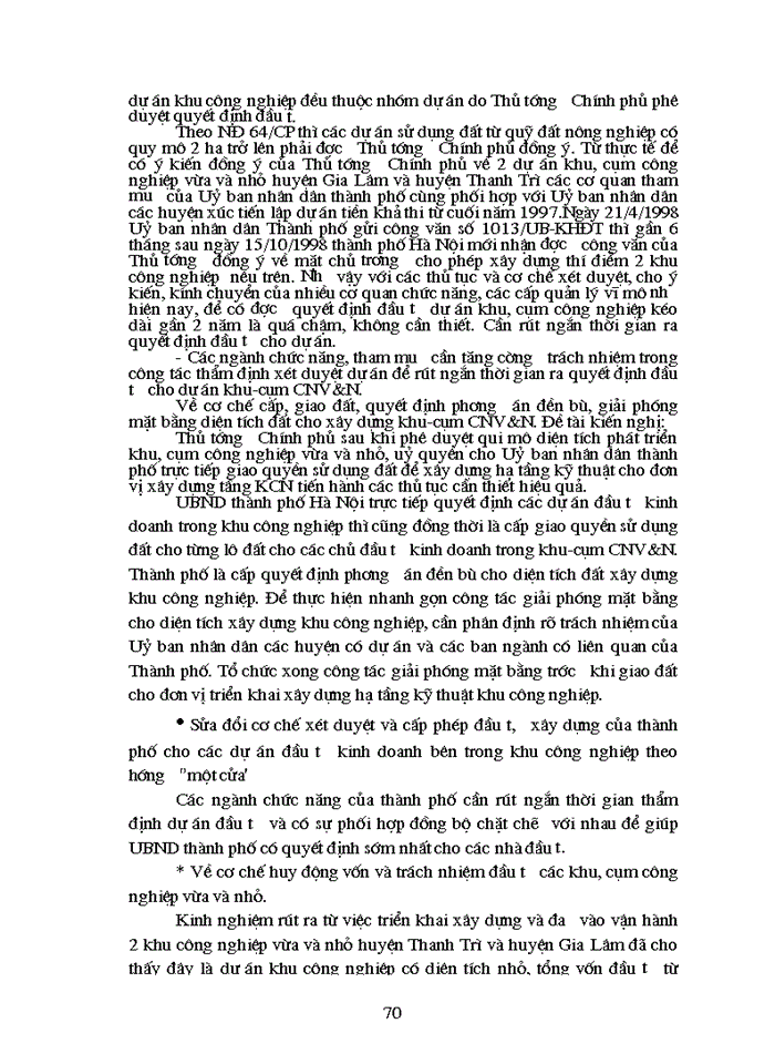 image for page Thực trạng đầu tư phát triển các khu cụm Công nghiệp vừa và nhỏ trên địa bàn TP Hà Nội