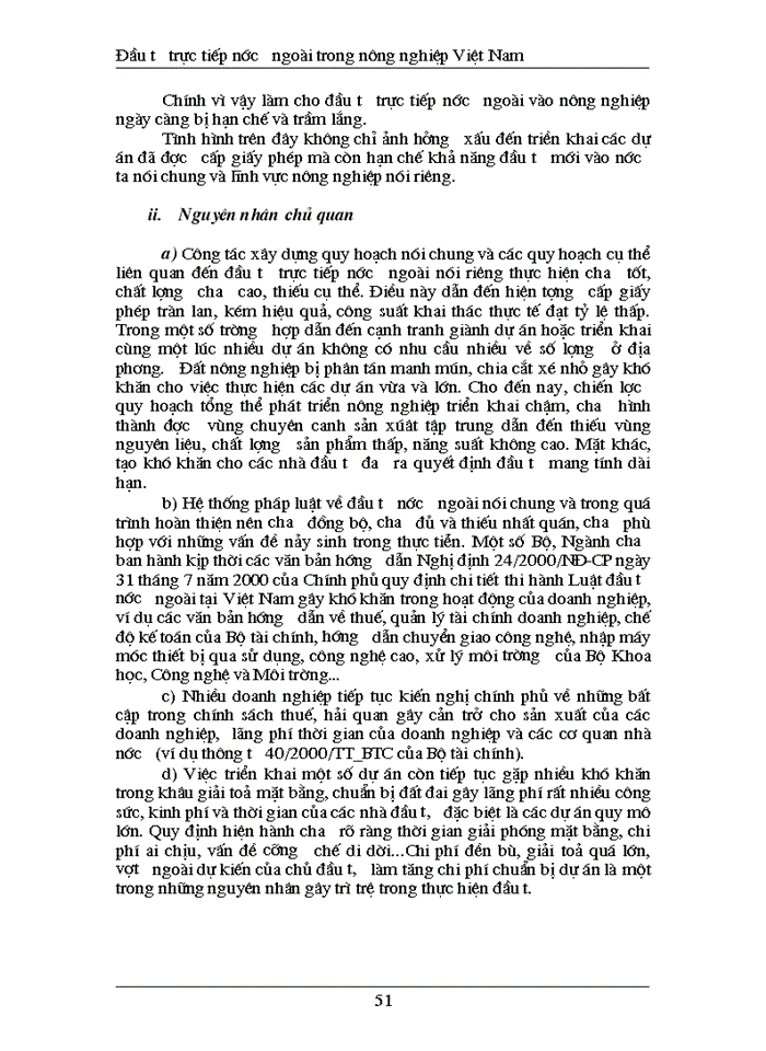 image for page Đầu tư trực tiếp nước ngoài phát triển ngành nông nghiệp Việt Nam -Thực trạng và Giải pháp
