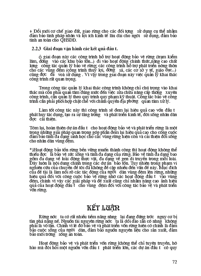 image for page Đầu tư bảo vệ rừng và Phát triển Nông thôn huyện Đăk Rlâp tỉnh Đăk Lăk vùng đệm vườn quốc gia Cát Tiên