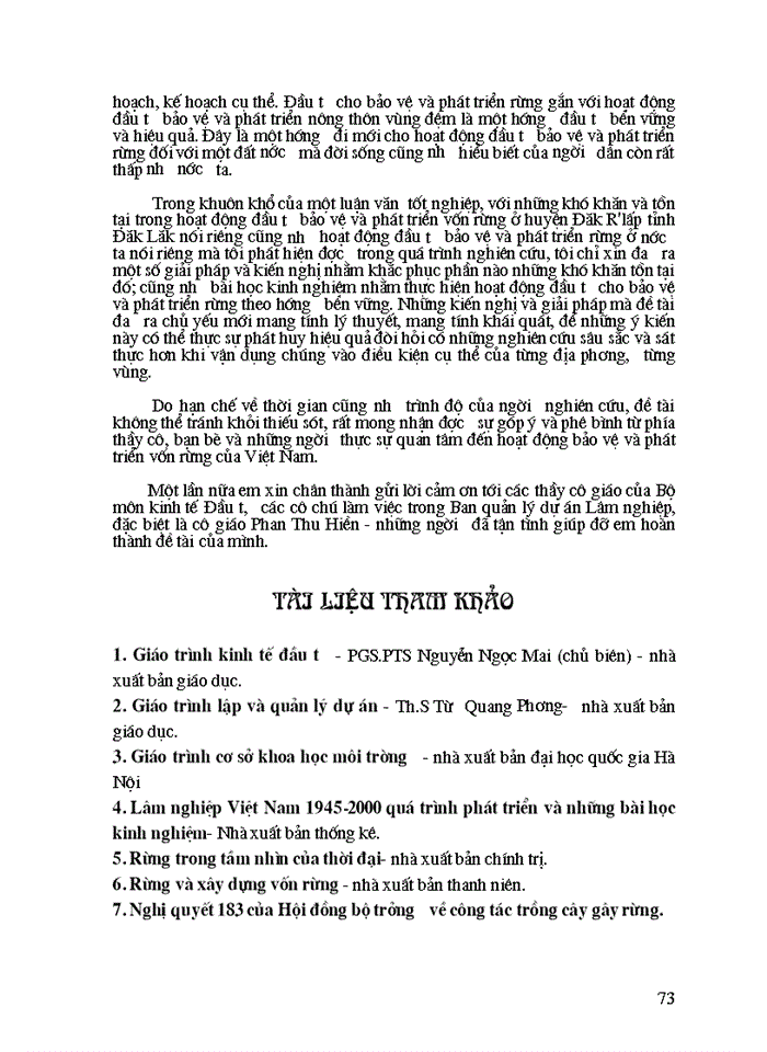 image for page Đầu tư bảo vệ rừng và Phát triển Nông thôn huyện Đăk Rlâp tỉnh Đăk Lăk vùng đệm vườn quốc gia Cát Tiên